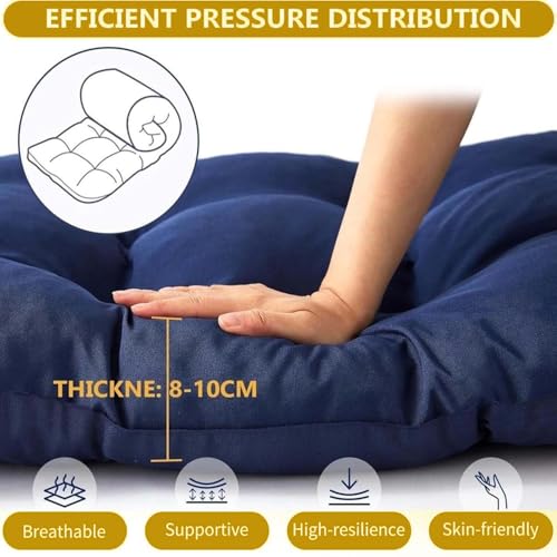 Coussin de banc épais 8 cm antidérapant fini les assises dures