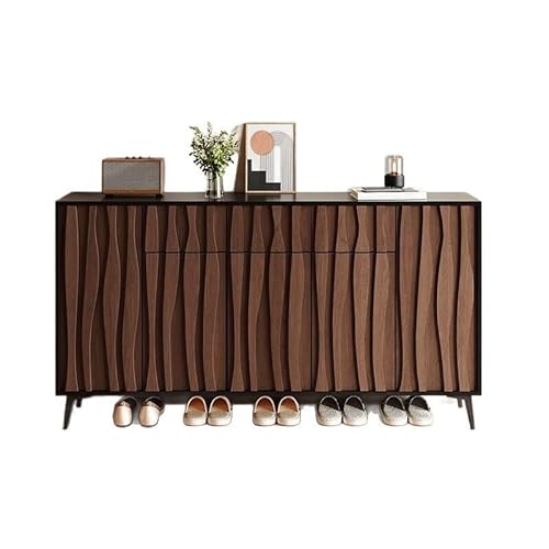 Cenz-888 Shoe Rack Free Standing Shoe Cabinet Home Entrance Hall Wall Facing Storage Integrated Shoe Rack Entryway Shoe Shelf