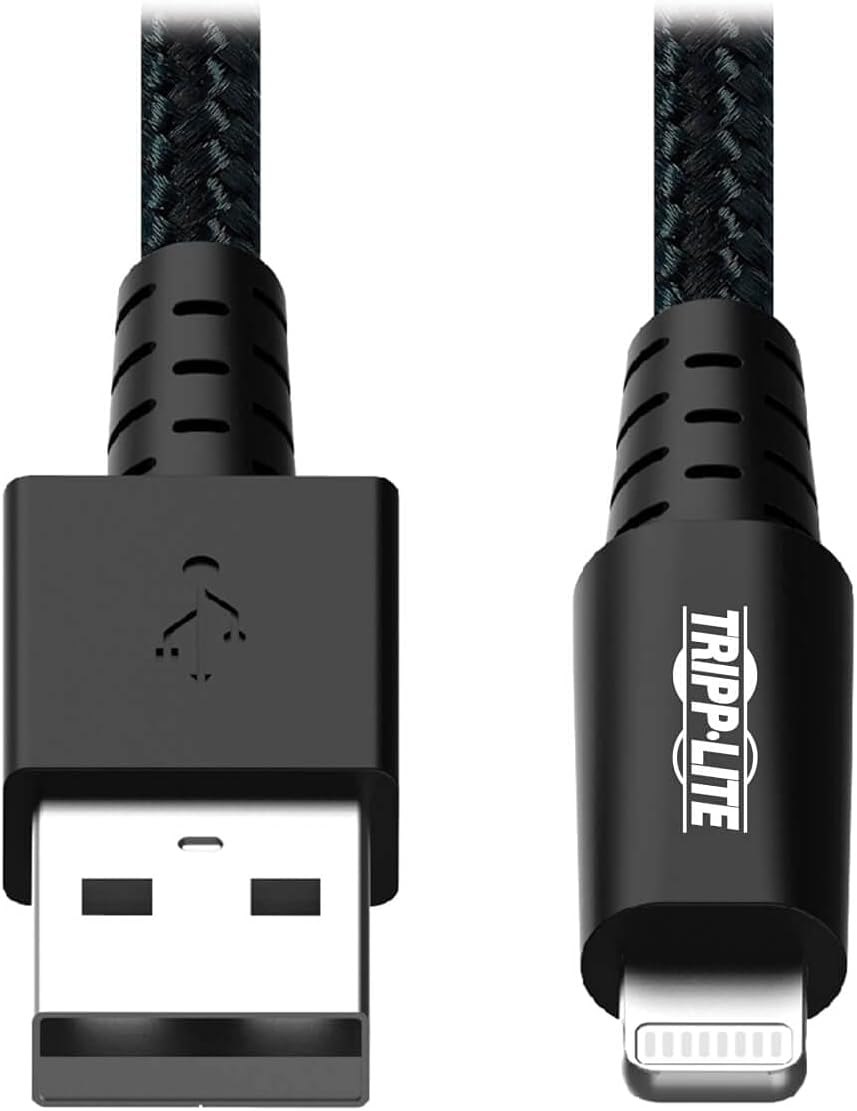 TRIPP LITE Heavy Duty Lightning to USB Sync/Charge iPad iPhone Apple 6ft (M100-006-GY-MAX)