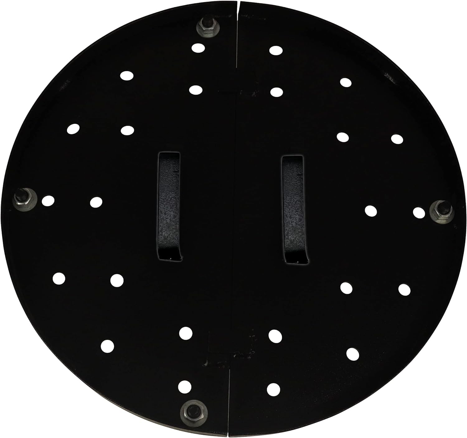 FEBTECH - 13" Mild Steel Thick Baffle Burner Plates With Detachable Legs For Charcoal Clay Tandoor Oven - Propane Tandoor Oven - BBQ Gas Tandoor Oven