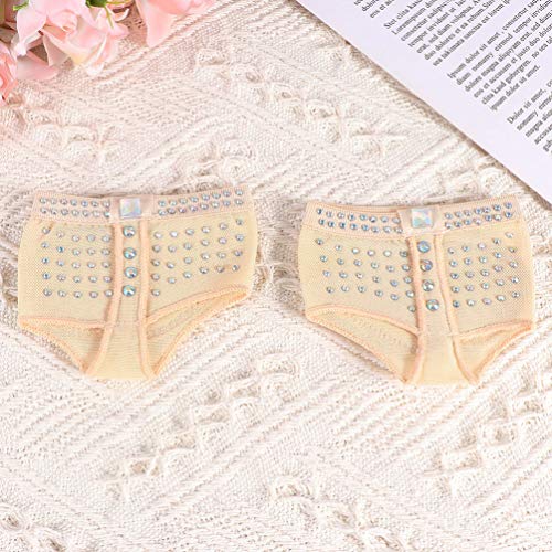 FAVOMOTO Dança Pé Tanga Barriga Balé Ginástica Calçados Líricos Strass Diamante Dança Patas Almofada
