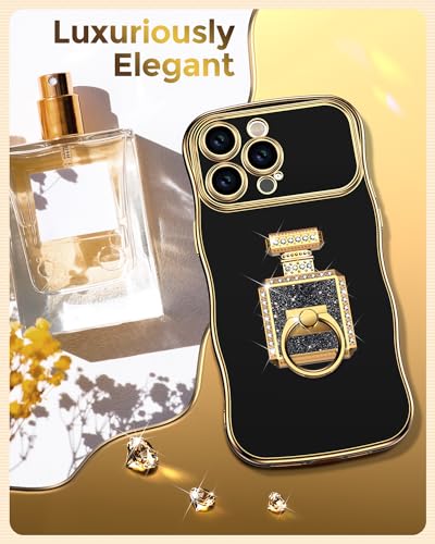 Coque de luxe iPhone 15 Pro Max avec protection et béquille miroir