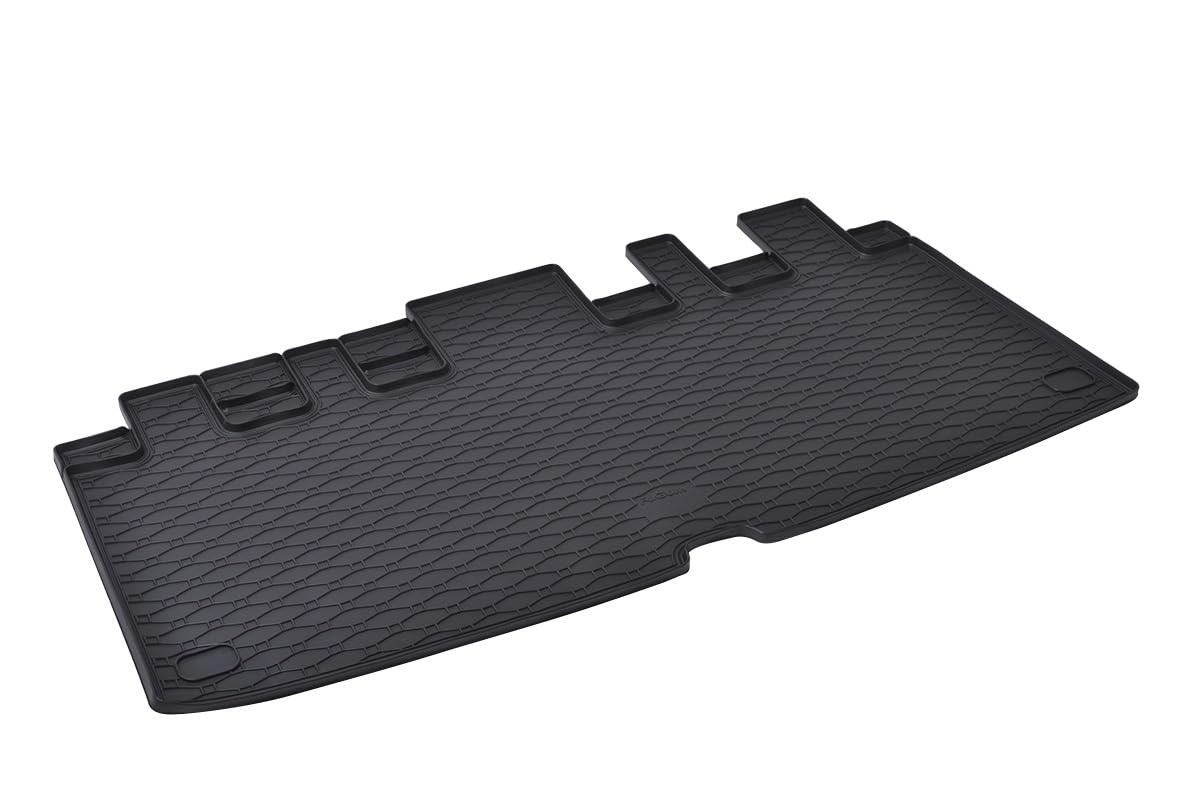 F906226-905854-906042-223B Tappeti in gomma su misura compatibile con Tourneo Custom 8 posti dal 2024-Anterior + 2 file + Baule