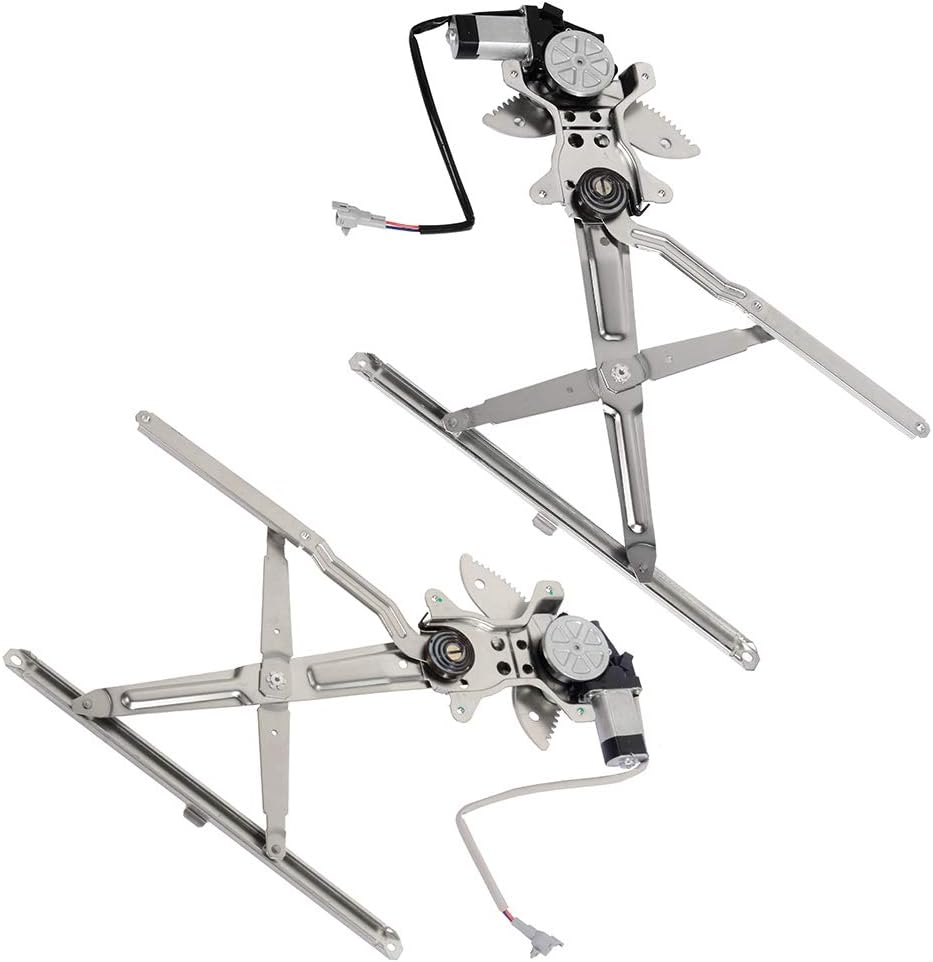 ECCPP 741-799 741-800 Front Window Regulator Fits for 1995-2004 for Tacoma Power Window Regulator and Motor Assembly 2pcs