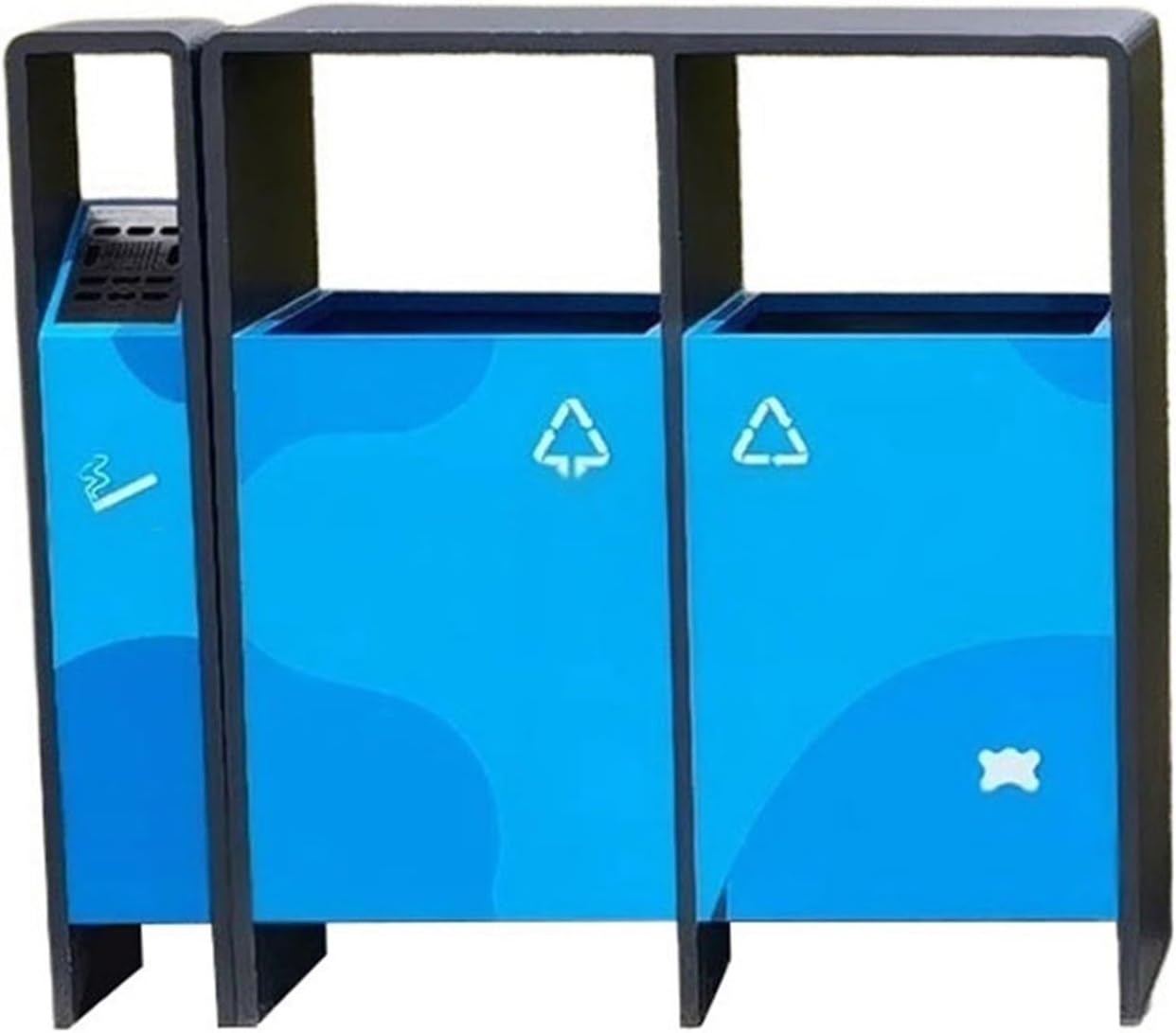 ごみ箱 公共エリア分類ゴミ箱 灰柱 金属製ゴミ箱 アウトドアストリート 