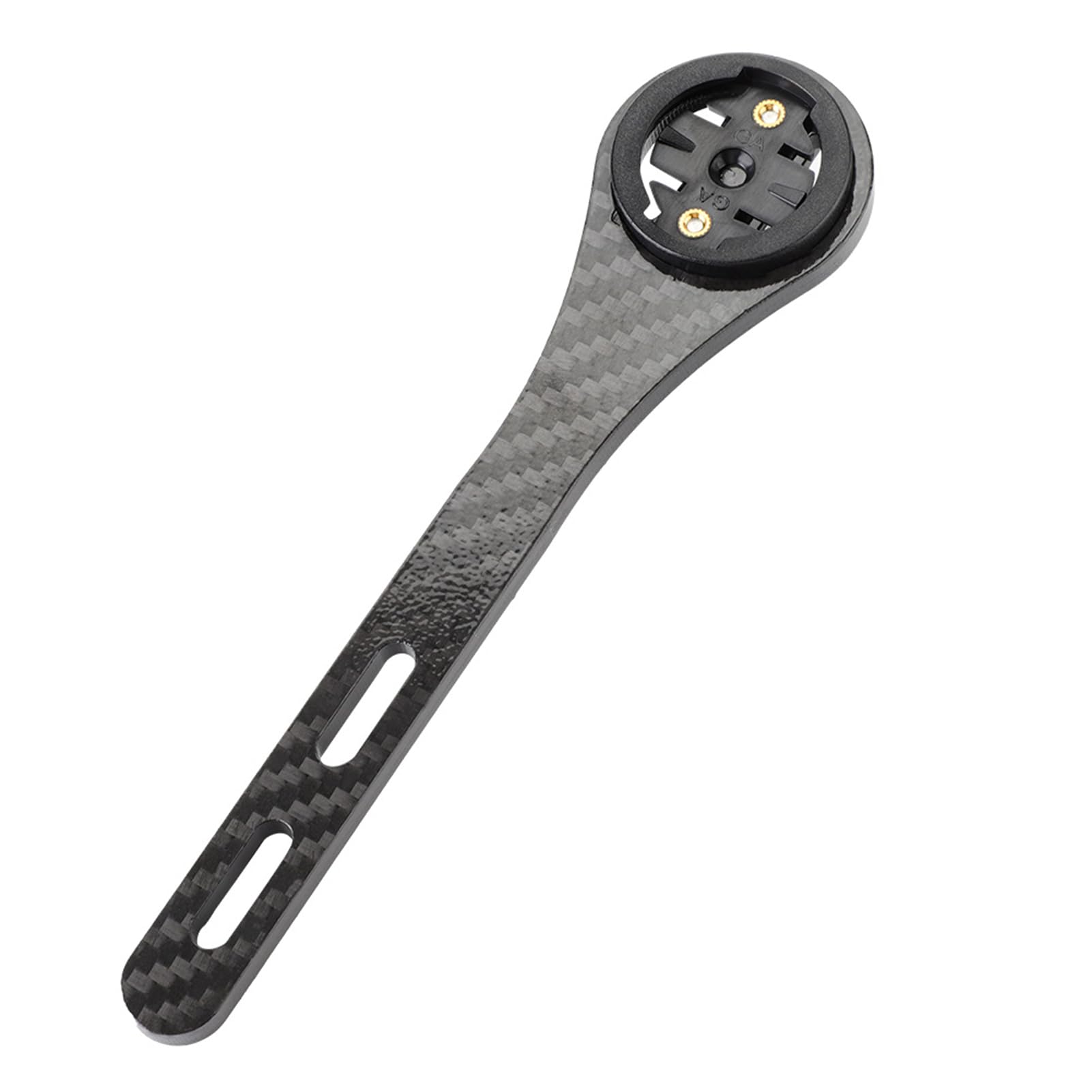 Dilwe Bike Computer Holder,Durable Carbon Fiber Bicycle Handlebar Mount Integrated Handlebar Stem Cycling Accessory for Road Bike (for Garmin)-image-35