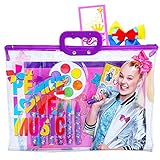 JoJo Siwa Coloring Book and Activity Super Set for Kids Toddlers ~ Painting and Coloring Book with Paint, Brush, Stickers, and Tote Bag (JoJo Siwa Party Supplies Bundle)
