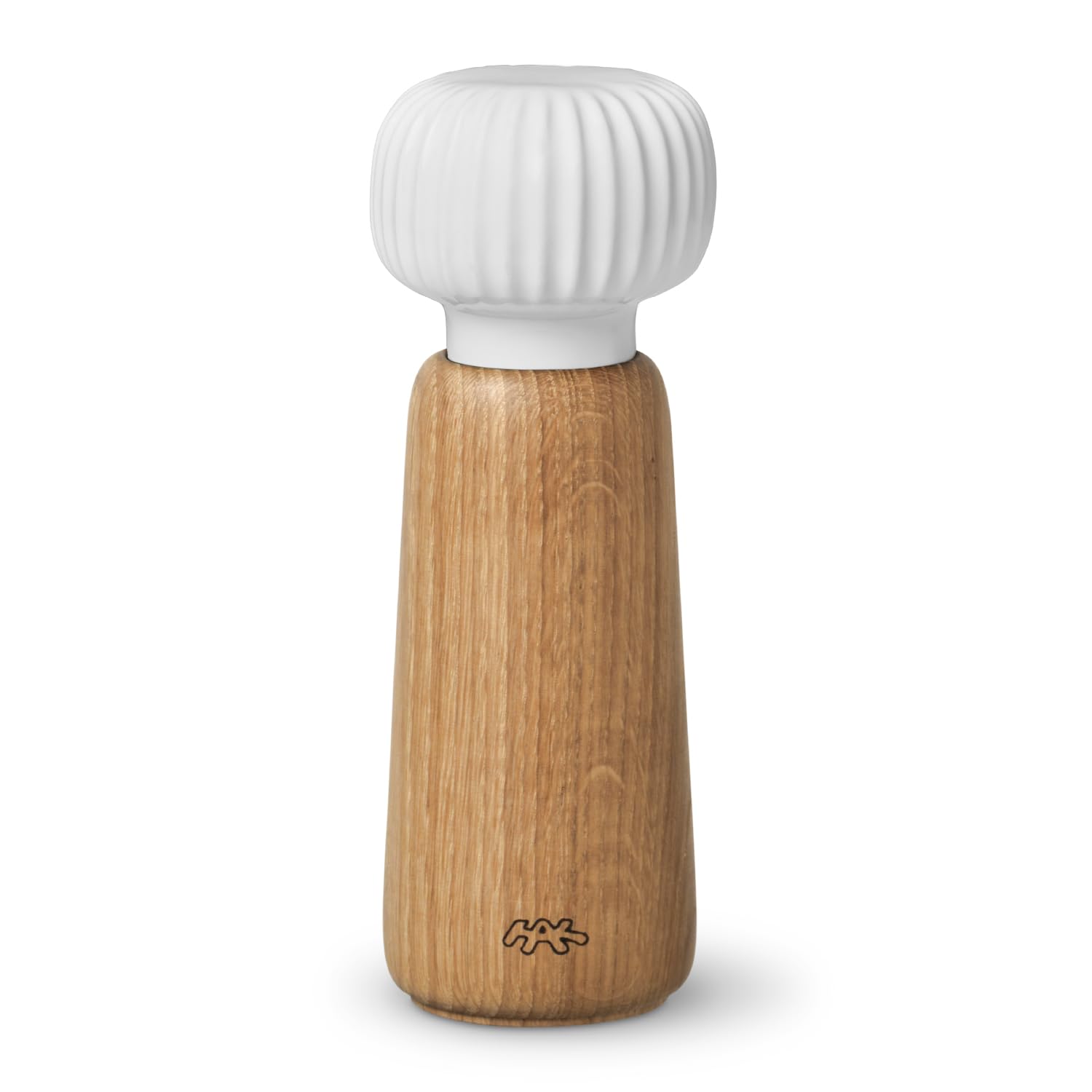 Moulin à épices Kähler Hammershøi 18 cm en céramique blanche haut de gamme