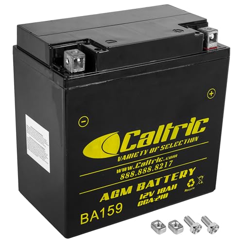 Caltric Agm Battery Compatible with Yamaha Waverunner Vxr Vxs Vx1800 2011 2012 2013 2014 2015 2016 2017 2018