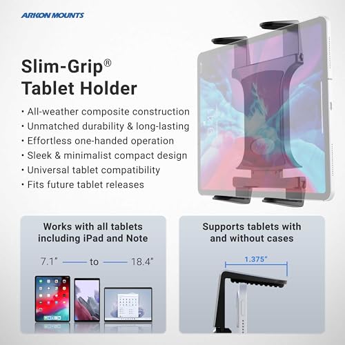 Arkon TAB188L22 Car Or Truck Seat Rail Or Floor Tablet Mount thumb #3