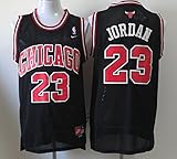 Chicago Bulls, Michael Jordan ,#23,Black Red Stripe Jerseys