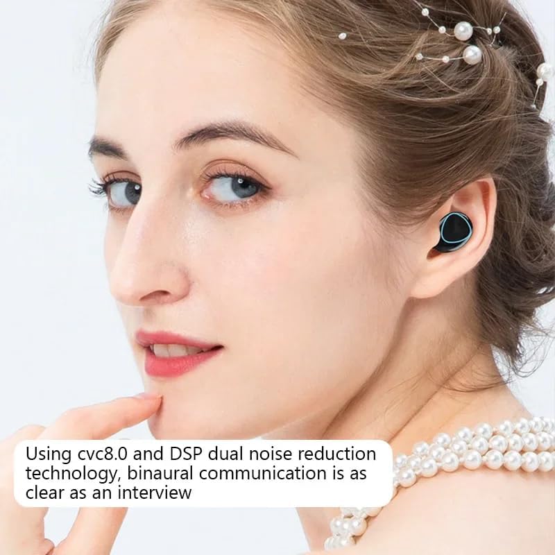 Woman wearing an M10 earbud