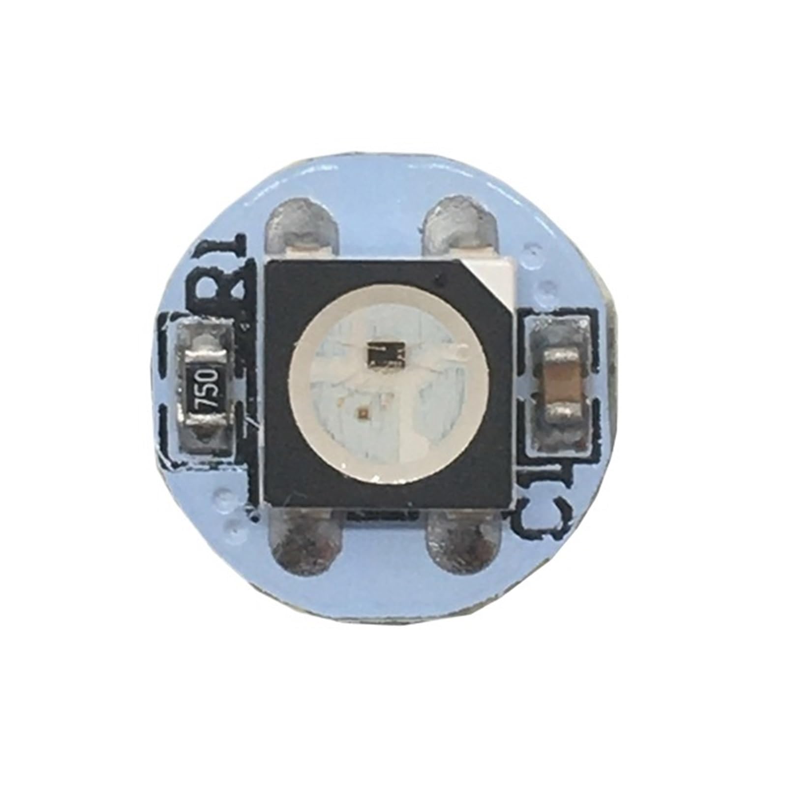 UMOBXKIFN 10~100Pcs WS2812B LED Individually Addressable WS2811 IC SK6812 RGBWW/RGBCW/RFBNW Led Heatsink 5050SMD RGB/RGBW Built-in DC5V(Emitting Color3,50PCS)