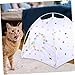 balacoo Removable Washable Pet Tent Cave Bed for Cats Small Dogs Portable Folding Tent House Cooling Mat for Use for Pet Comfort and Security