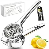 Sopito Zitronenpresse Edelstahl Zitruspresse Manuell