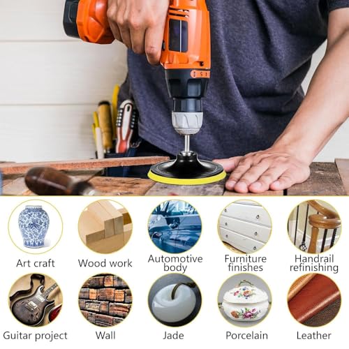 Image of MLD 5 inch Hook and Loop Backing Pad, Grinder Sanding Polishing Sticky Disc, Backing Backer Pad, Car Polisher Sanding Pad M14 BPMP-101 (5inch,M14 Plastic) Pack of -1