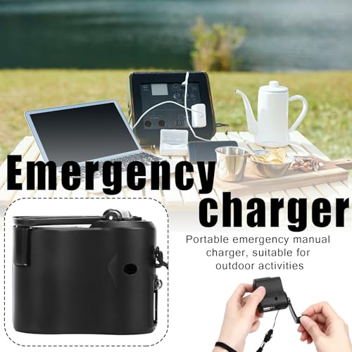 Cargador portátil manual USB para teléfono y emergencias miniatura 6