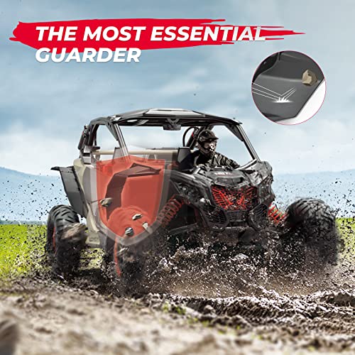 KEMIMOTO Wider X3 Fender Flares, Upgraded Ultra Wide Mud Guards Extended Front and Rear Compatible with 2017-2025 Can Am X3 & Max OEM Replacement #715002973