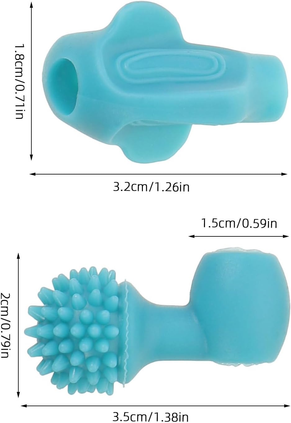 4 Sets Ergonomic Writing Grip, Silicone Pencil Posture Corrector with Textured Massage Bumps, Improves Control, Prevents Slipping, Ideal for Students, Multi-Color