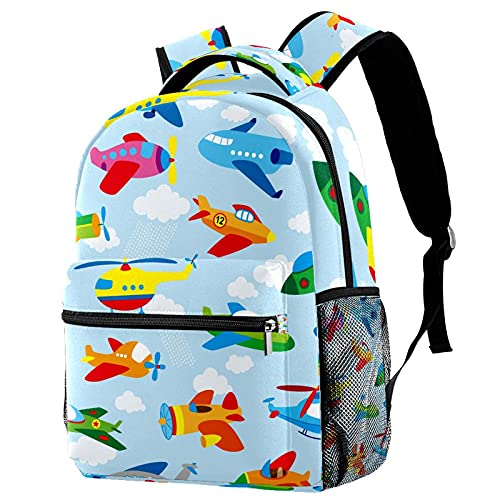 Sac à dos éléphant bleu femme grand volume imprimé multicolore