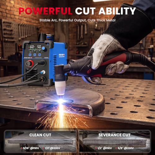 Image of Bestarc 50A Plasma Cutter Machine, BTC500 5Gen 110V /220V, 2 /3'' Max Cut