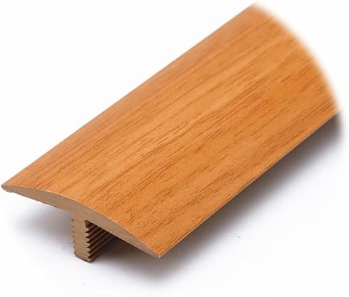 Tira de transición de suelo cortable, tira de umbral en forma de T, tira de transición de madera a azulejo, tiras de conexión de espacio para pisos,