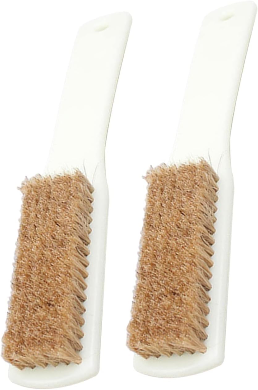 2pcs Bouldering Boars Hair Brush Stone Cleaning Brush Ergonomic Handle for Comfortable to Hold