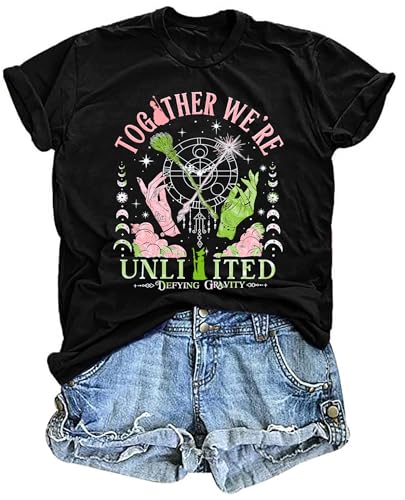 Sanderson Sister Shirts Women Change for Good Shirts Funny Witch Graphic Casual Musical Movie Fan Gifts Clothes
