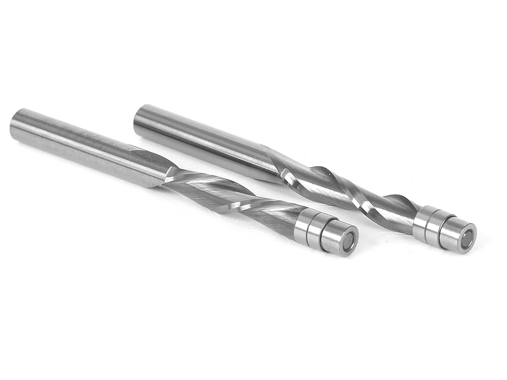 Yonico 14220 2 Flush Trim Effen Carbide Spiraal Router Bit