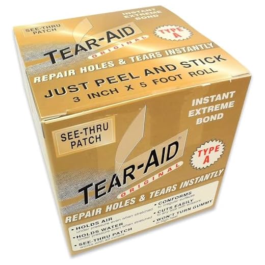 Tear-Aid Repair Patch Roll Kit for Fabrics