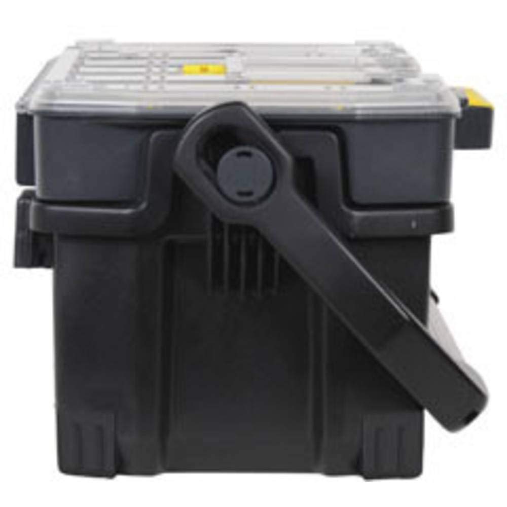 Stanley 1-97-514 Cassetta Porta Utensili, 24 pollici, Top Edge, Nero
