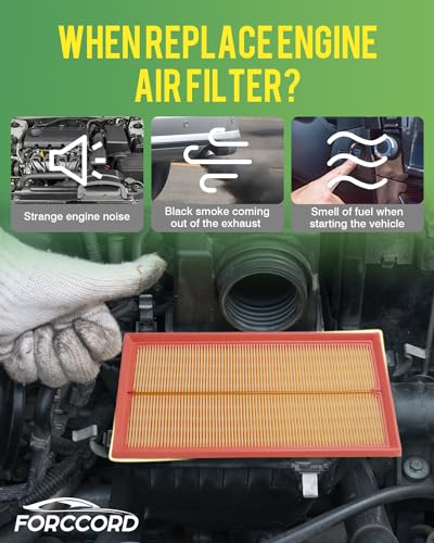 Image of 2-Pack Engine Air Filters for Volkswagen Jetta 2019-2024, Taos 2022-2024 | for Golf 2019-2021, Golf SportWagen 2019,Replace#5QM129620B, Engine Filter Replacement Car Accessories