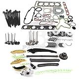 PANGOLIN EA888 Engine Rebuild Kit with Valve Set&Head Bolts Piston Pin 21mm Fit for VW GTI Tiguan 2.0TFSI CAEB