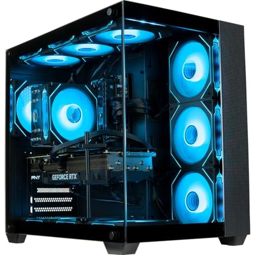 Panorama RTX 3070 (> 4060 Ti) Gaming PC Desktop – AMD Ryzen 7 5700X Processor, 32GB DDR4 RAM, 512GB NVMe SSD + 3TB HDD, WiFi + BT, Windows 11 Home – Best 2024 RGB Prebuilt Tower Computer for Gamers