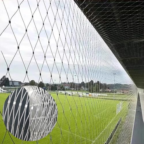 Red de seguridad de acero inoxidable 304, malla anticaídas para parques exteriores 2