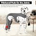 Yoolhamy Chirurgie-Genesungsanzug für Hunde, Bein-Wundschutz, Ellenbogenschutz, Kegel-Alternative, verhindert Lecken und Beißen, langärmelig, Grau, Größe S