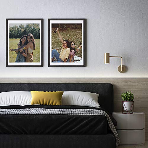 Sindcom 18X24 Picture Frame 3 Pack, With Detachable Mat For 16X20 Pictures, Wall Mounting Charcoal Gray Photo Frame, Pre-Installed Hanging Hooks For Portrait Or Landscape Mode #TOP5