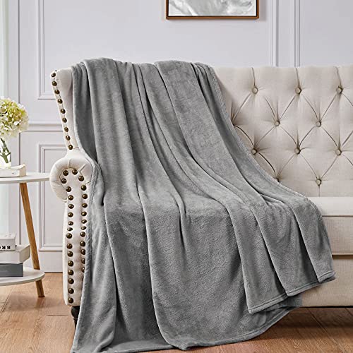 Walensee Big King Szie Fleece Blanket, Oversized Plush Throw, Giant Large Fuzzy Lightweight (King Size 108X90 Grey) Super Huge Soft Microfiber Blankets For Couch, Bed, Sofa, And Cozy For All Seasons #TOP7