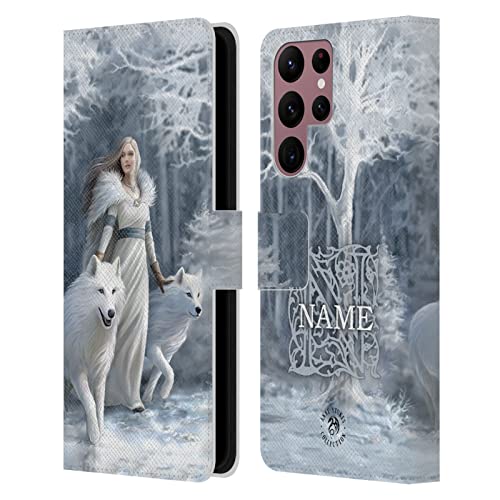 Coque cuir portefeuille Samsung Galaxy S22 Ultra 5G Anne Stokes Gardiens hiver