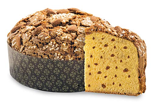 ALBERTENGO - Seit 1905 - Panettone Gran Piemonte al Moscato - 1 kg - Mit Mandel- und Haselnuss-Glasur aus dem Piemont