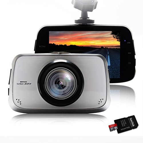 Sunmy 3.5inch 170 Degree Wide Angle HD 1080P Car Dash Cam DVR Driving Data Recorder Dashboard Dash Camera with Night Vision