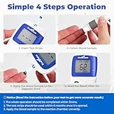 Preview Blood Sugar Monitor Blood Glucose Monitors with 50 Glucose Test Strips for Diabetic in mmol/L - Image 5