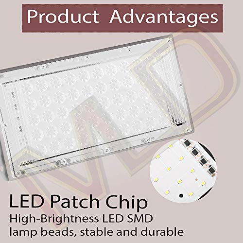 Image of MLD 10W Led Flood Light AC 220V Waterproof Brick focus Floodlights for indoor outdoor Lights | White | 10 Watt | Pack Of 7