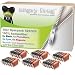 Produktbild 30 Druckerpatronen mit Chip für Canon Pixma ip4850 ip4950 MX885 MG5150 MG5250 MG6150 MG8150 MX885 ip 4850 MG 5150 5250 6150 8150 ersetzt PGI-525BK CLI-526BK CLI-526C CLI-526M CLI-526Y (kompatible Druckerpatronen - mit Chip und Füllstandanzeige) sie bekommen 6 x schwarz (525BK) 6 x schwarz (526BK) 6 x blau (526) 6 x rot (526M) 6 x gelb (526Y)