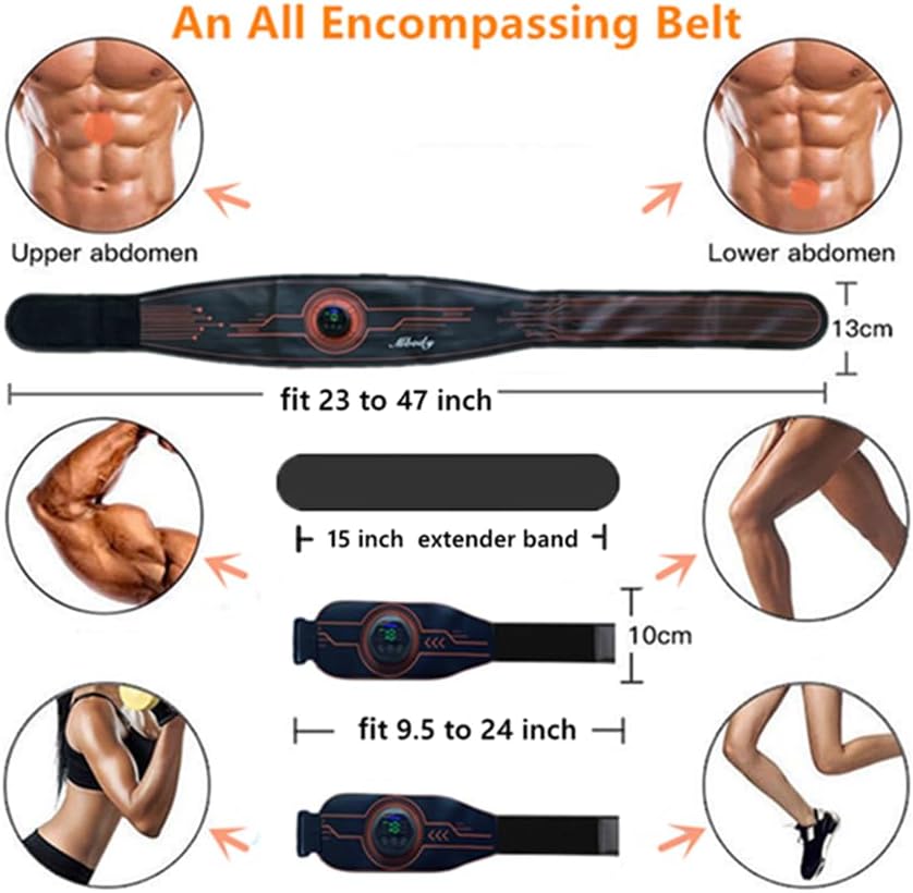 Miniatura 4 de Cinturón de fitness para pierna de brazo abdominal de 23 a 60 pulgadas