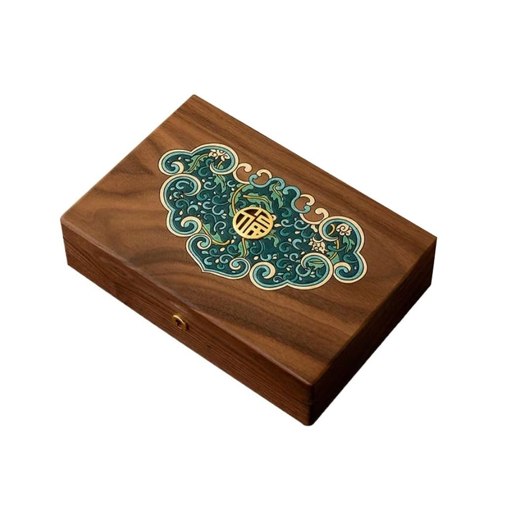 Boîte à bijoux en laque pour coiffeuse, l'esprit déco authentique