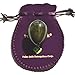 Drilled Yoni Egg Made of Golden Sheen Obsidian Gemstone, Rare, Exquisite, Medium Size, Certified, with Jade Egg User Instructions, Excellent Bladder Control Training Device