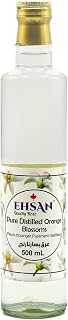 Ehsan Pure Distilled Orange Blossom Water 500 ml - Fleurs d`Orager Purement distillees 500 ml - eau de Fleur d` Oranger - Quality First Orange Blossom Water