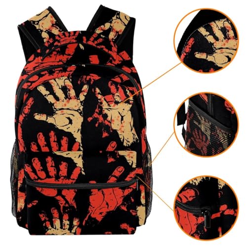 Sac à dos décontracté style zombie pour le lycée et les sorties - 3