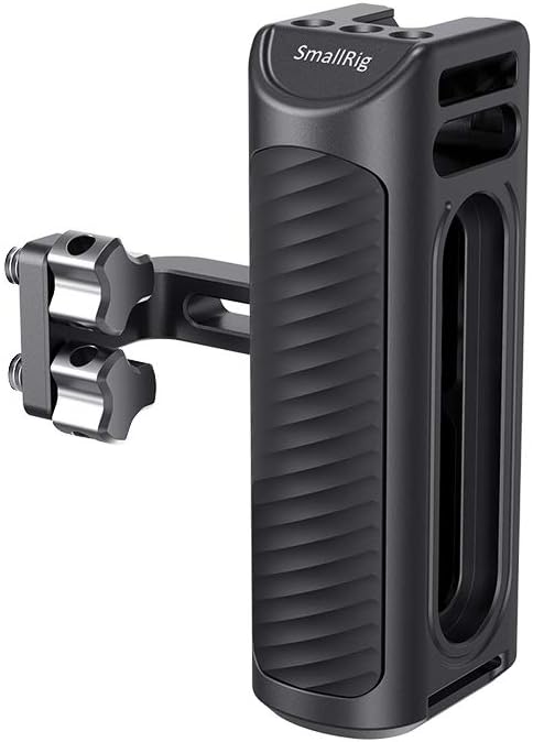 SmallRigUniversal Aluminum Side Handle with Mounting Holes & Cold Shoe -HSS2425